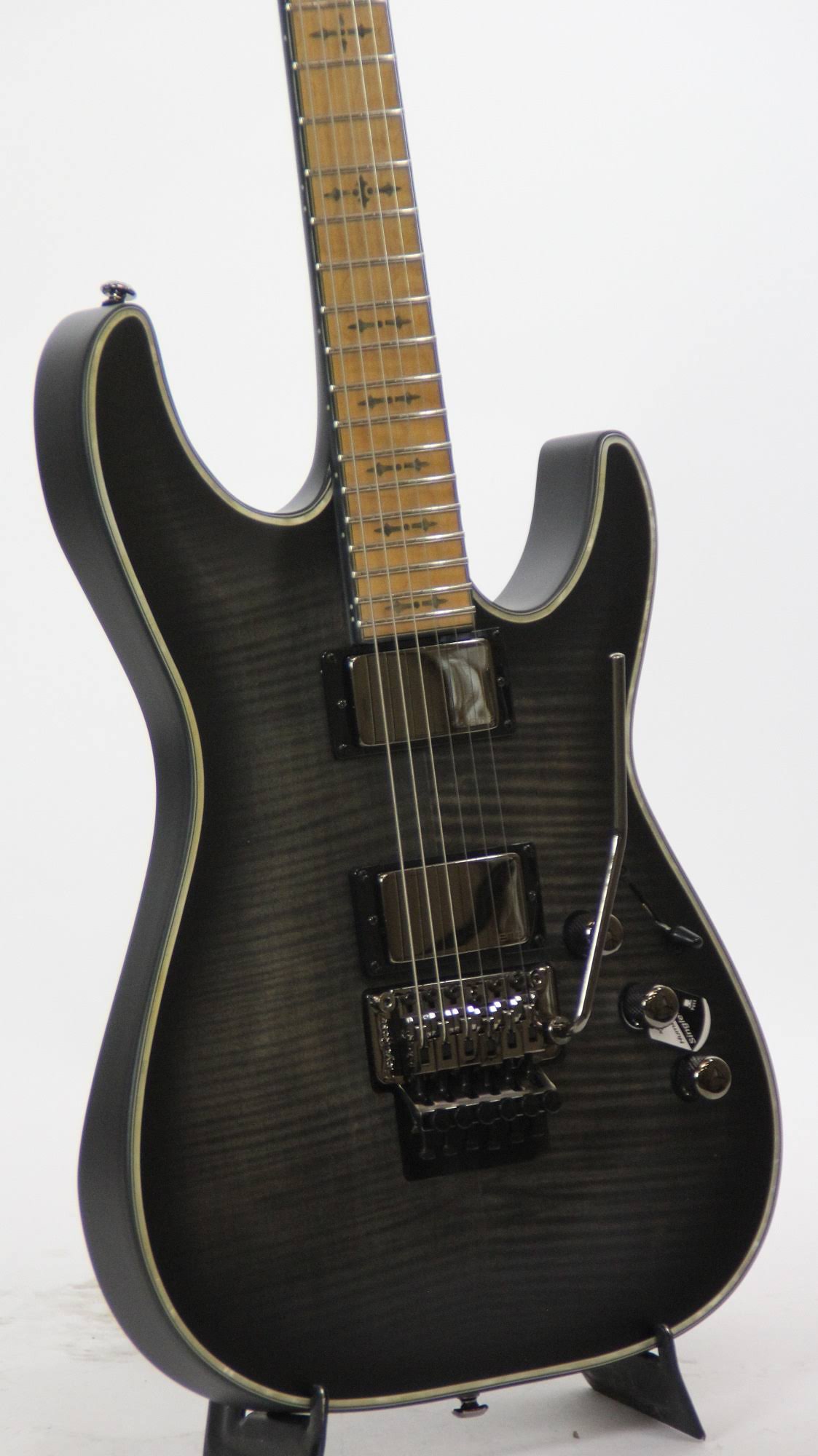 See-Thru Black Satin Electric Guitar B603738