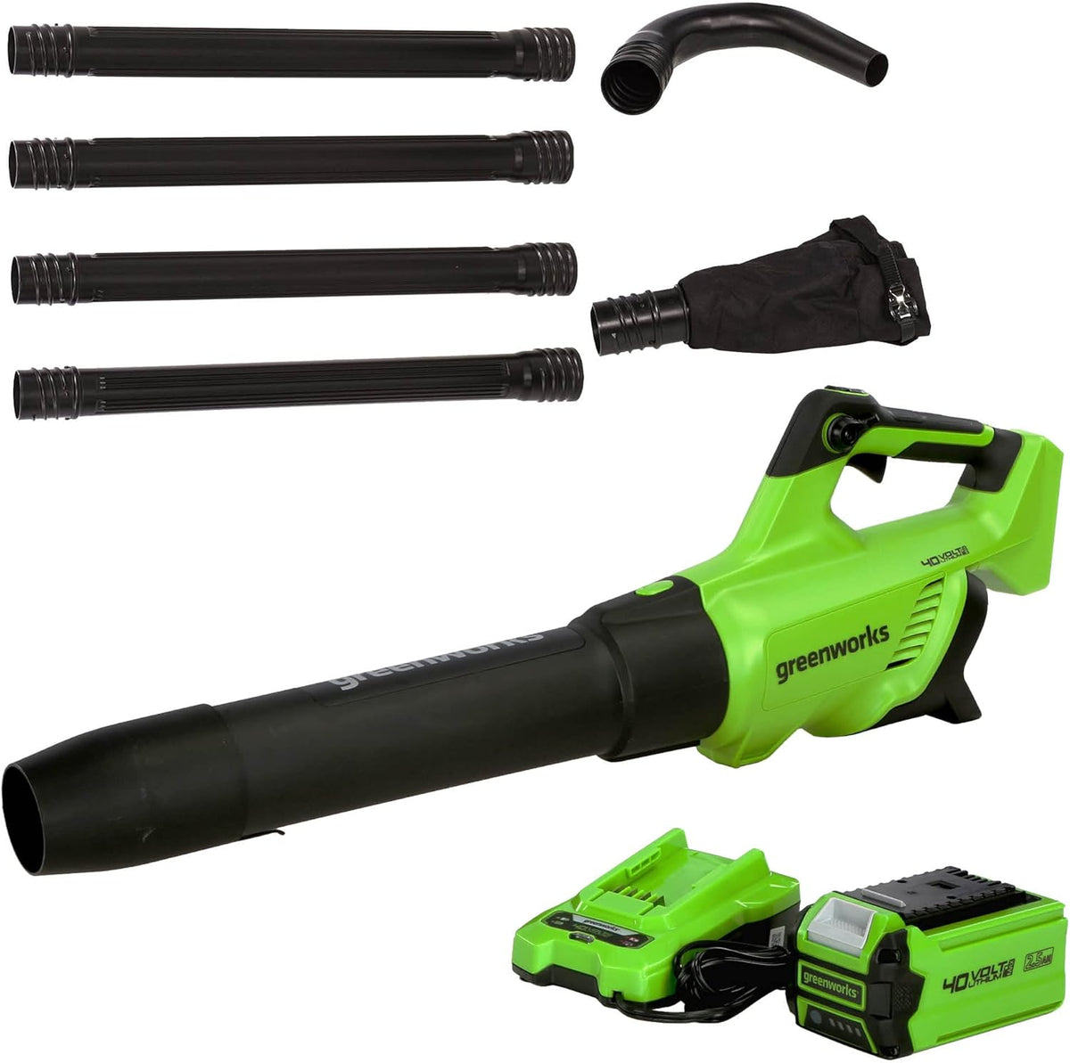 40V Cordless Axial Blower with 2.5Ah Battery and Charger H3851