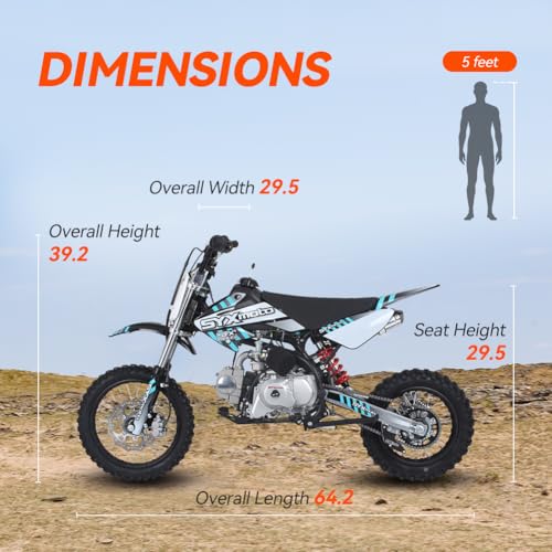 125cc Dirt Bike 4 Speed Manual Clutch 14/12 inch I4858