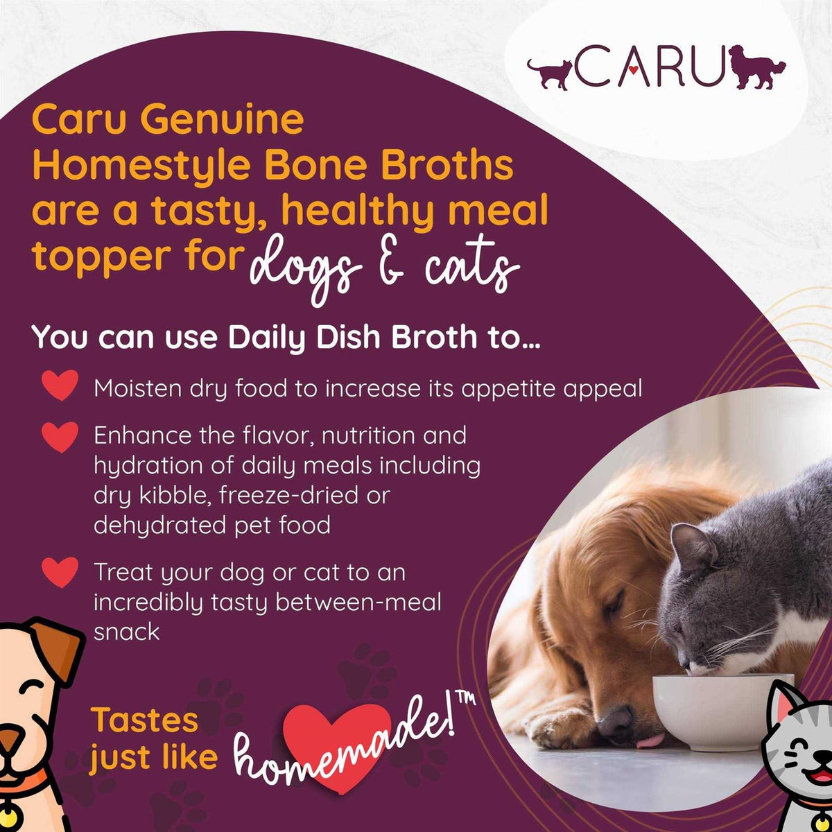 Grass-Fed Beef Bone Broth for Dogs Cats R397433