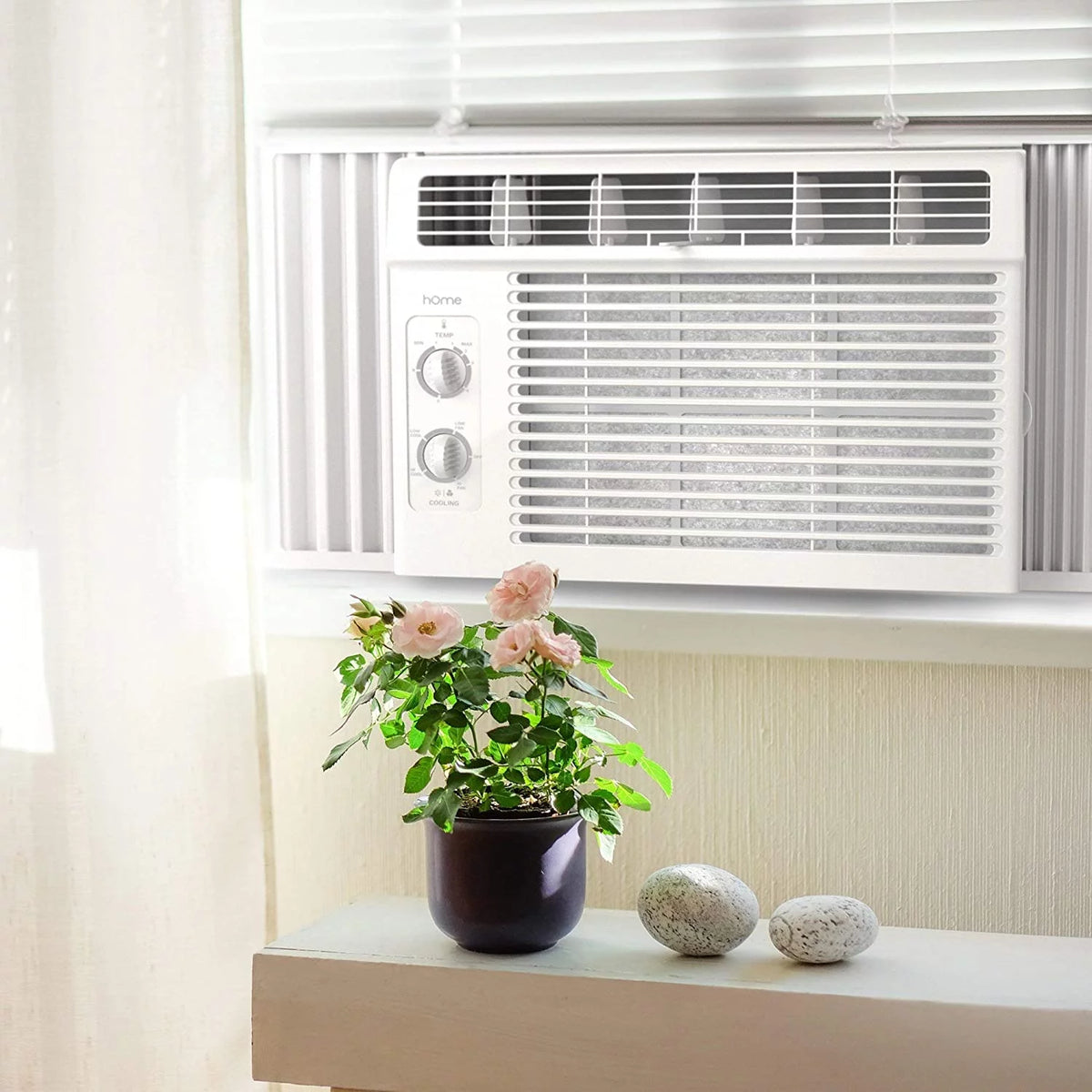 5000 BTU Compact Window Air Conditioner with Washable Filter L649425