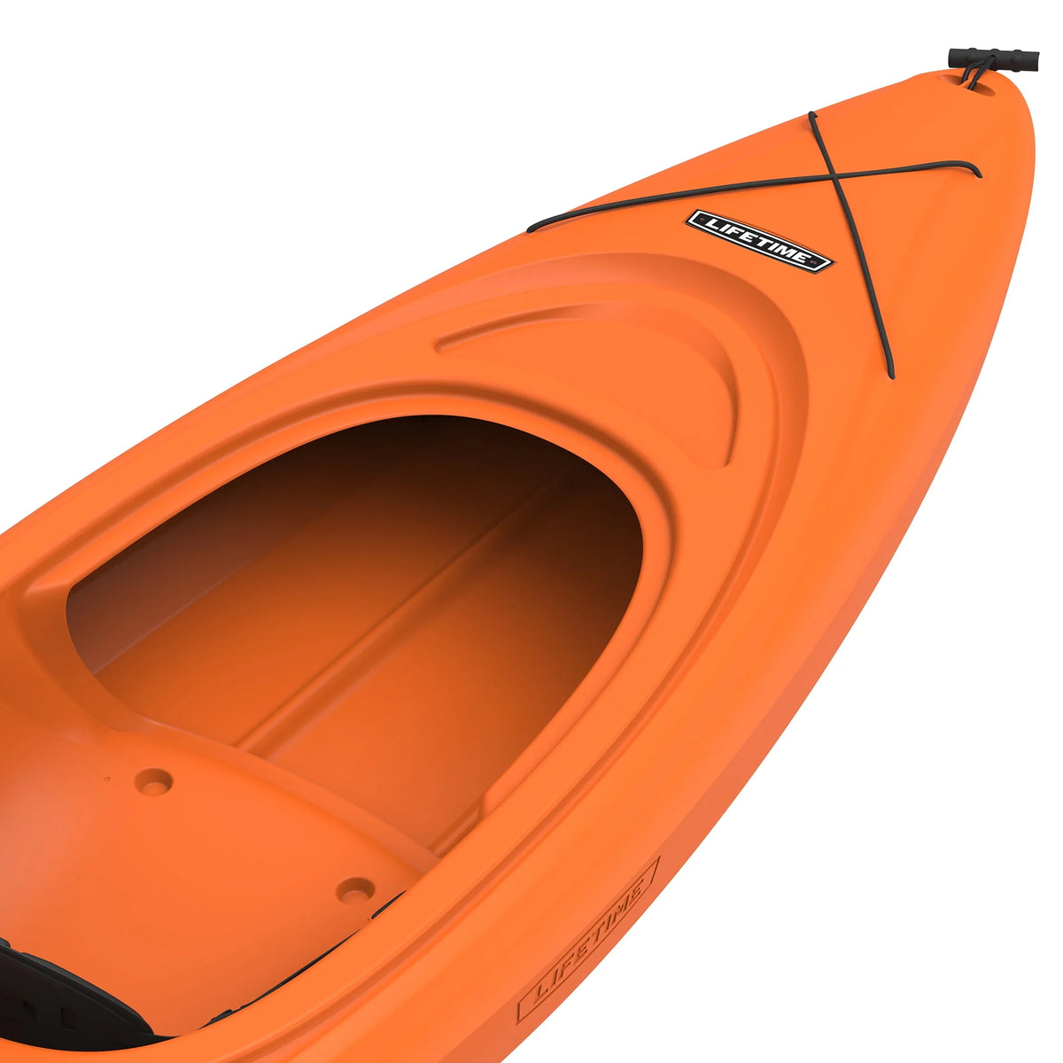 Orange 8 ft Sit-In Kayak with Paddle X518