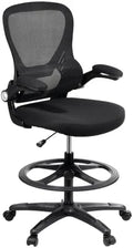 Ergonomic Mesh Office Chair with Lumbar Support Black O98020