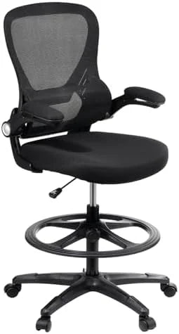 Ergonomic Mesh Office Chair with Lumbar Support Black O98020