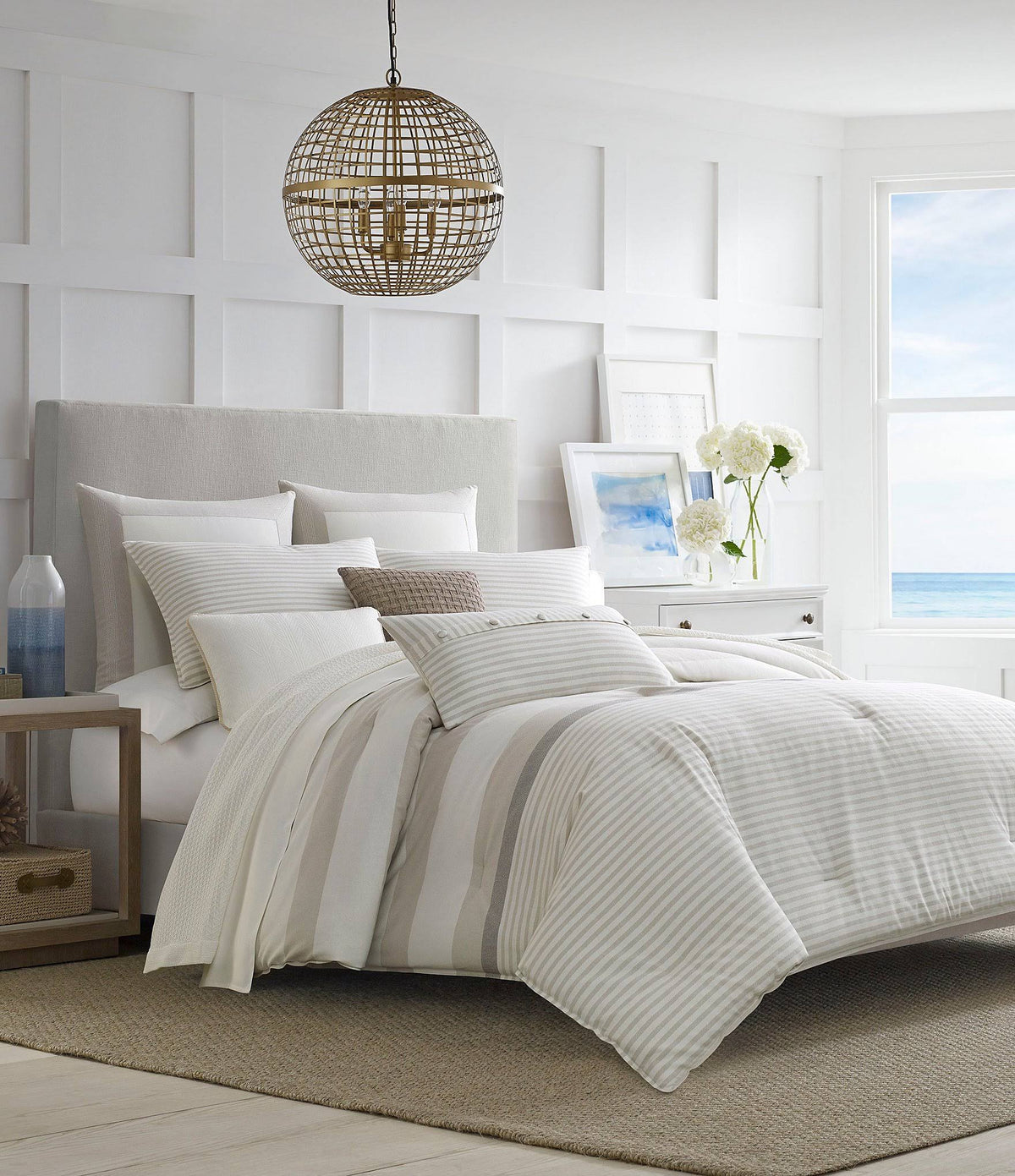 Beige King Duvet Cover Set I187173