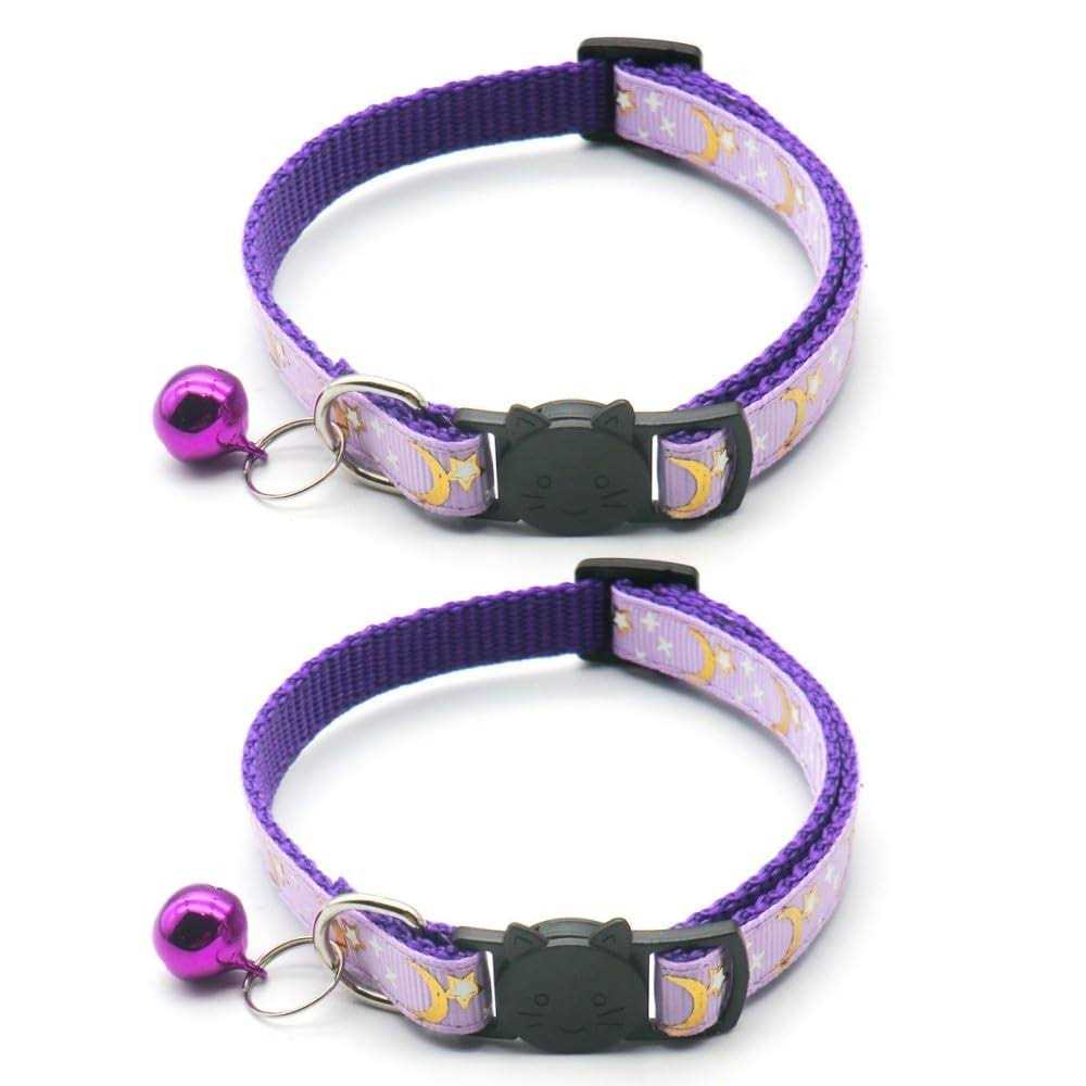 Reflective Cat Collar 2-Pack Adjustable 7.5-12.5 Inch J76402
