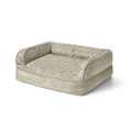 Charcoal Chevron Memory Foam Dog Bed, Medium K8486