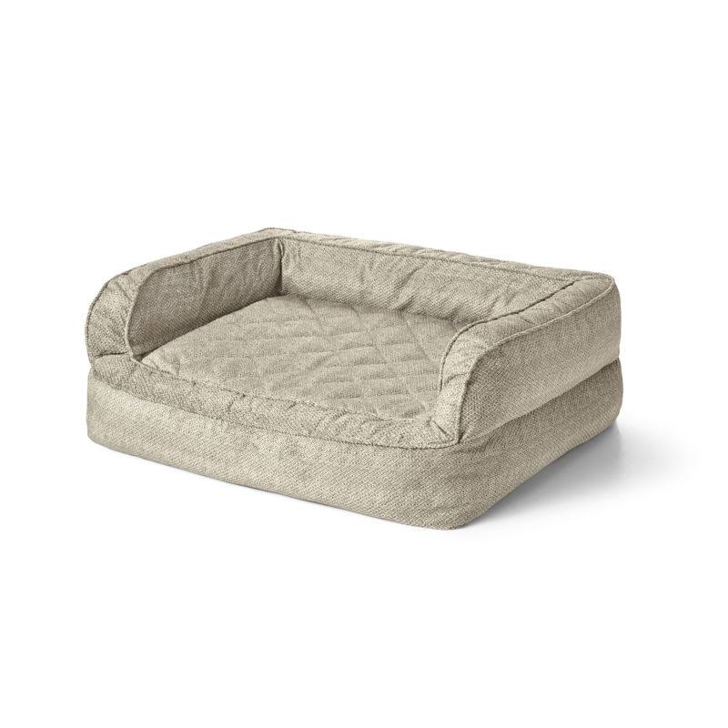 Charcoal Chevron Memory Foam Dog Bed, Medium K8486