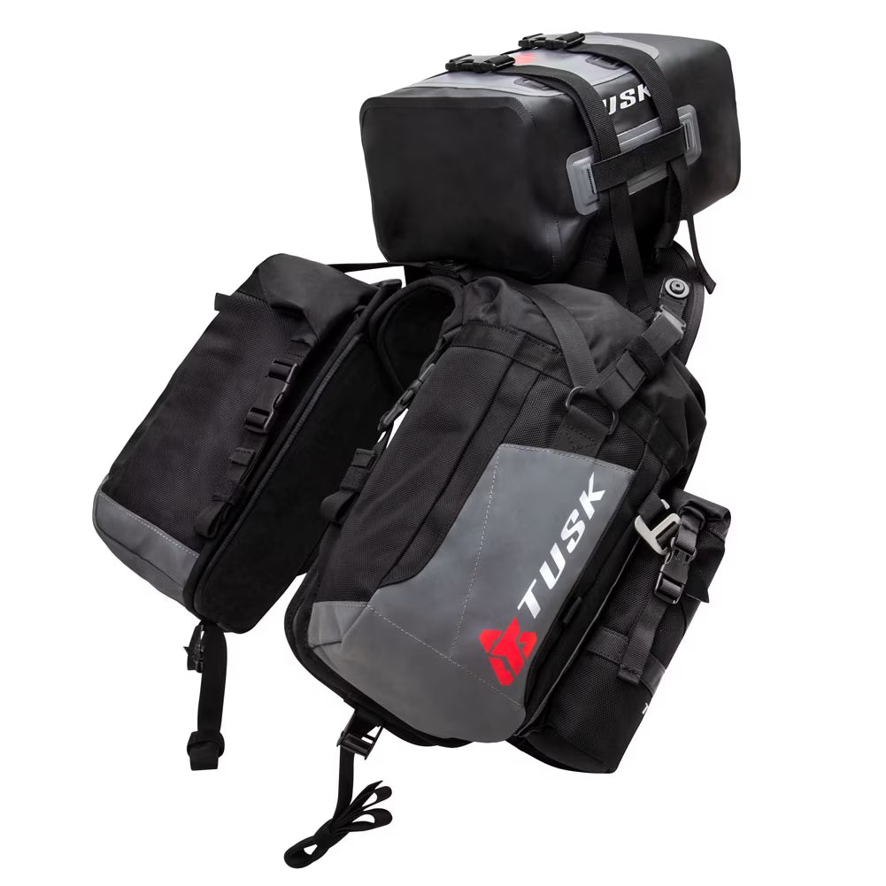 Rackless Luggage System with X-Small Dry Duffel and Bottle Holders Heat Shield B237945