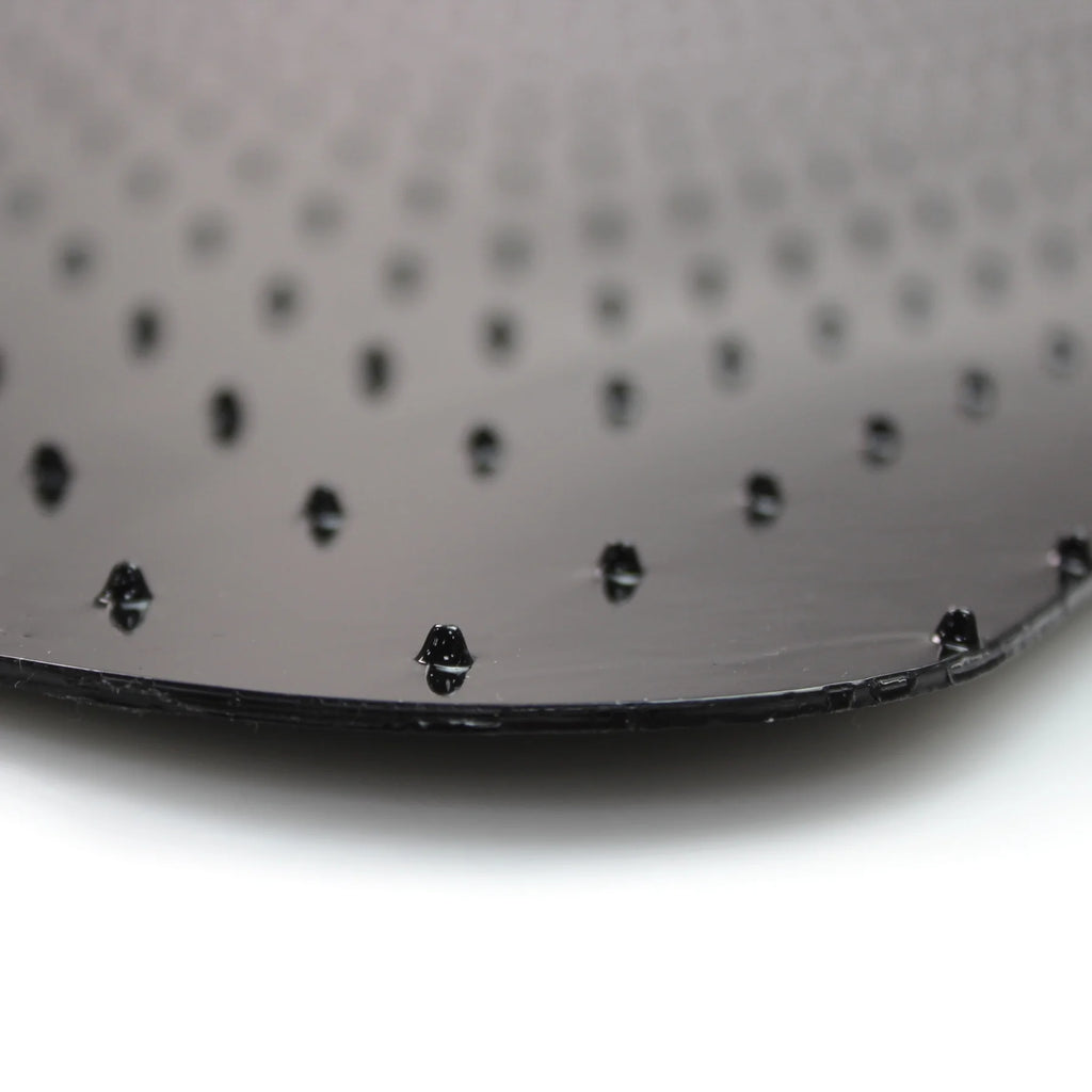 Black Vinyl Lipped Chair Mat for Carpets 45" x 53" E7119