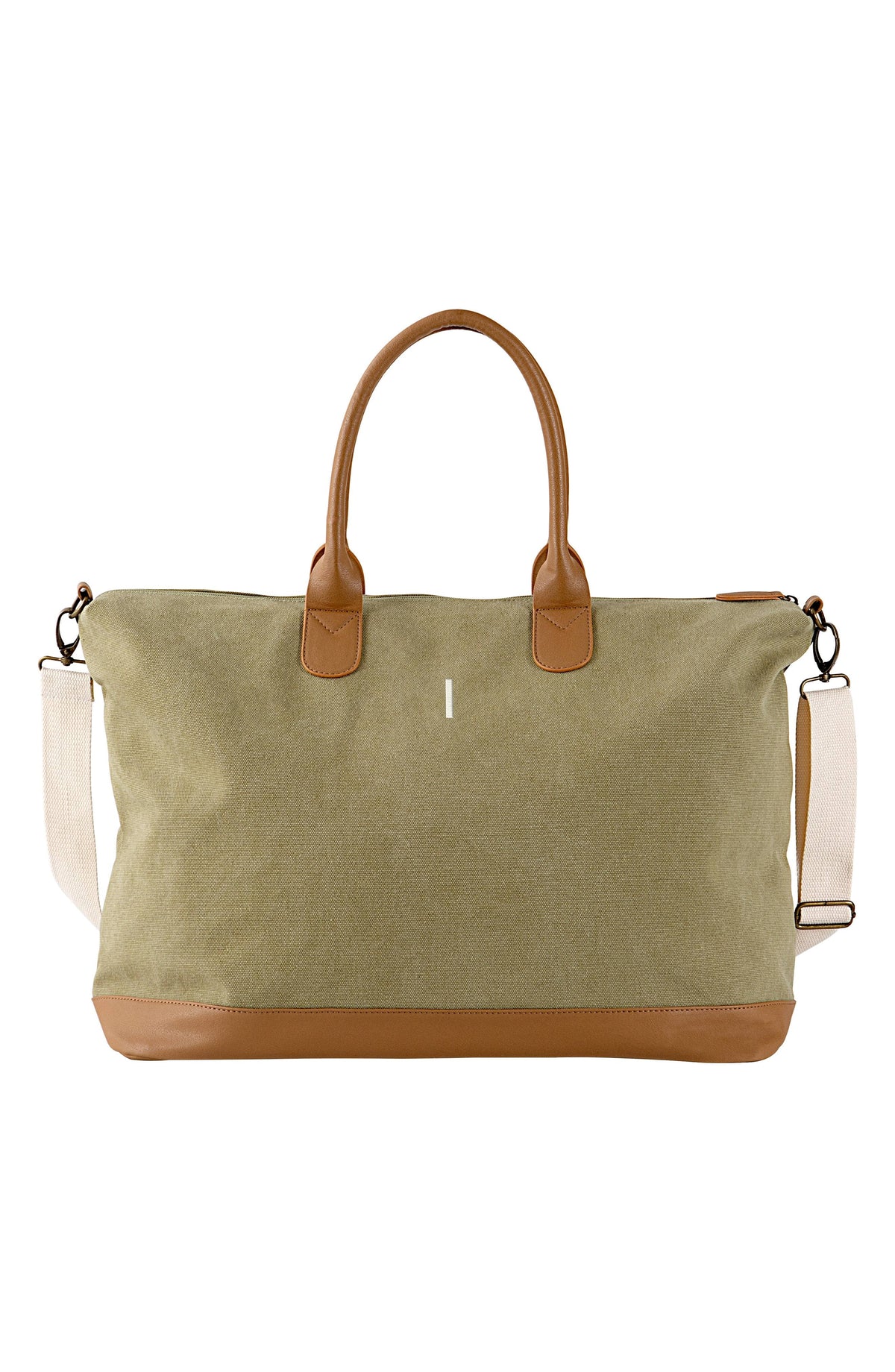 Green Washed Canvas Weekender F78857