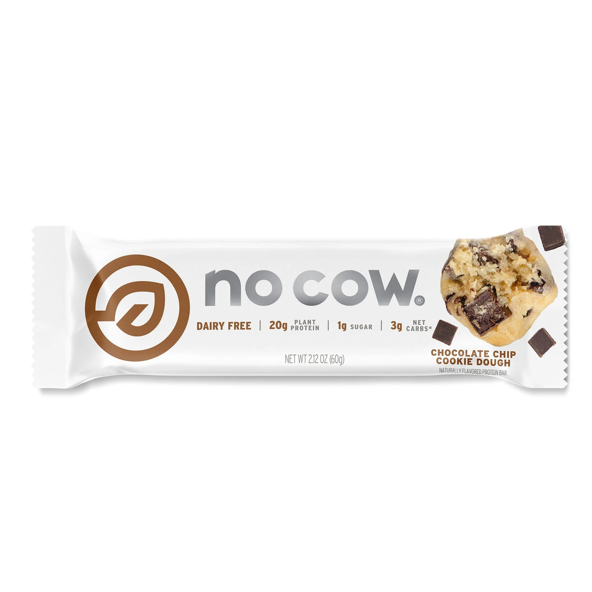 Chocolate Chip Cookie Dough Vegan Protein Bars, Box of 12 G814