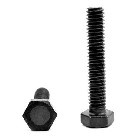 M10 x 1.50 x 25 mm Class 10.9 Hex Cap Screw Alloy Steel Black Oxide Pk 100 D824505