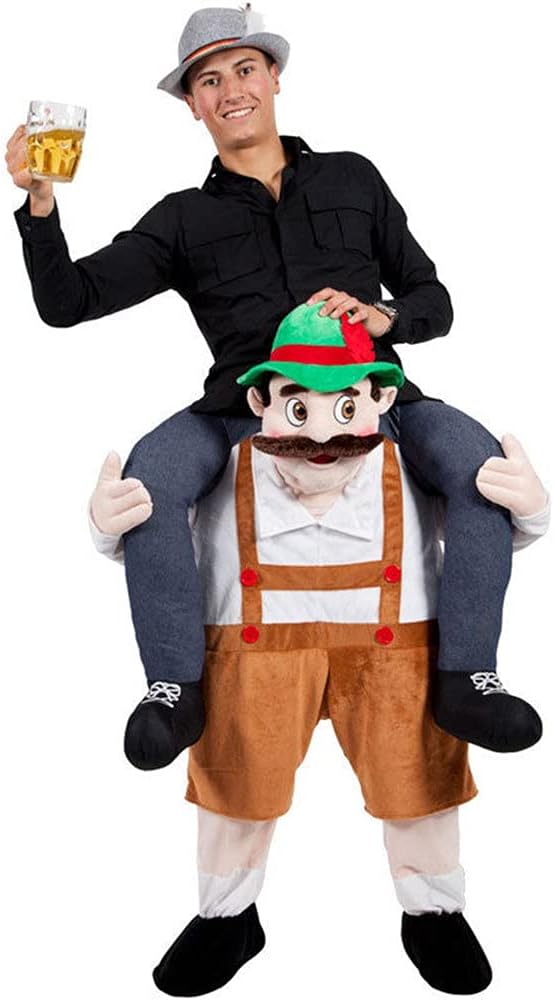 Oktoberfest Costume Shoulder Carry Beer Guy Costume A9413