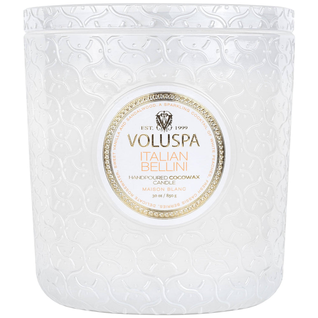 Triple Wick White Candle K532