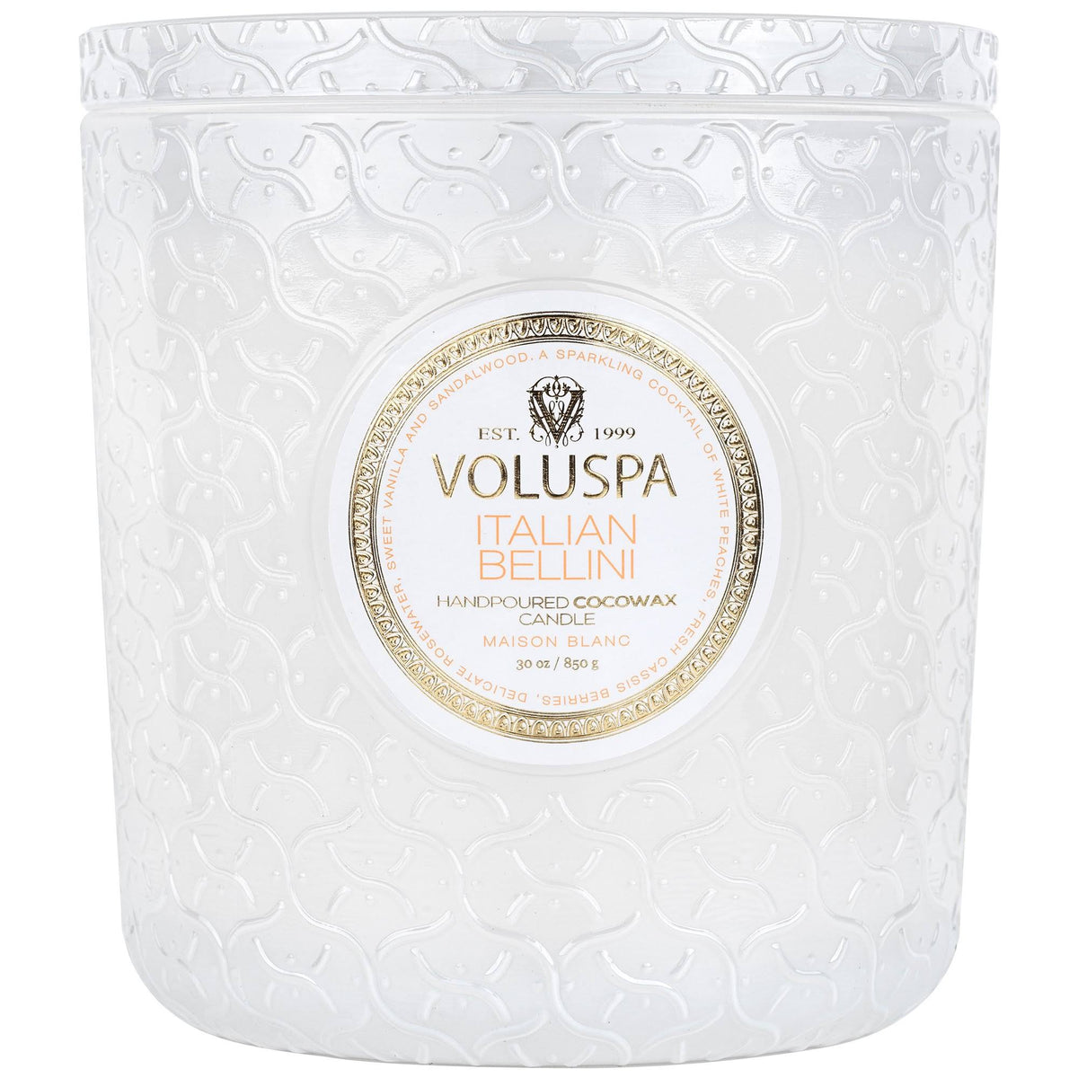 Triple Wick White Candle K532