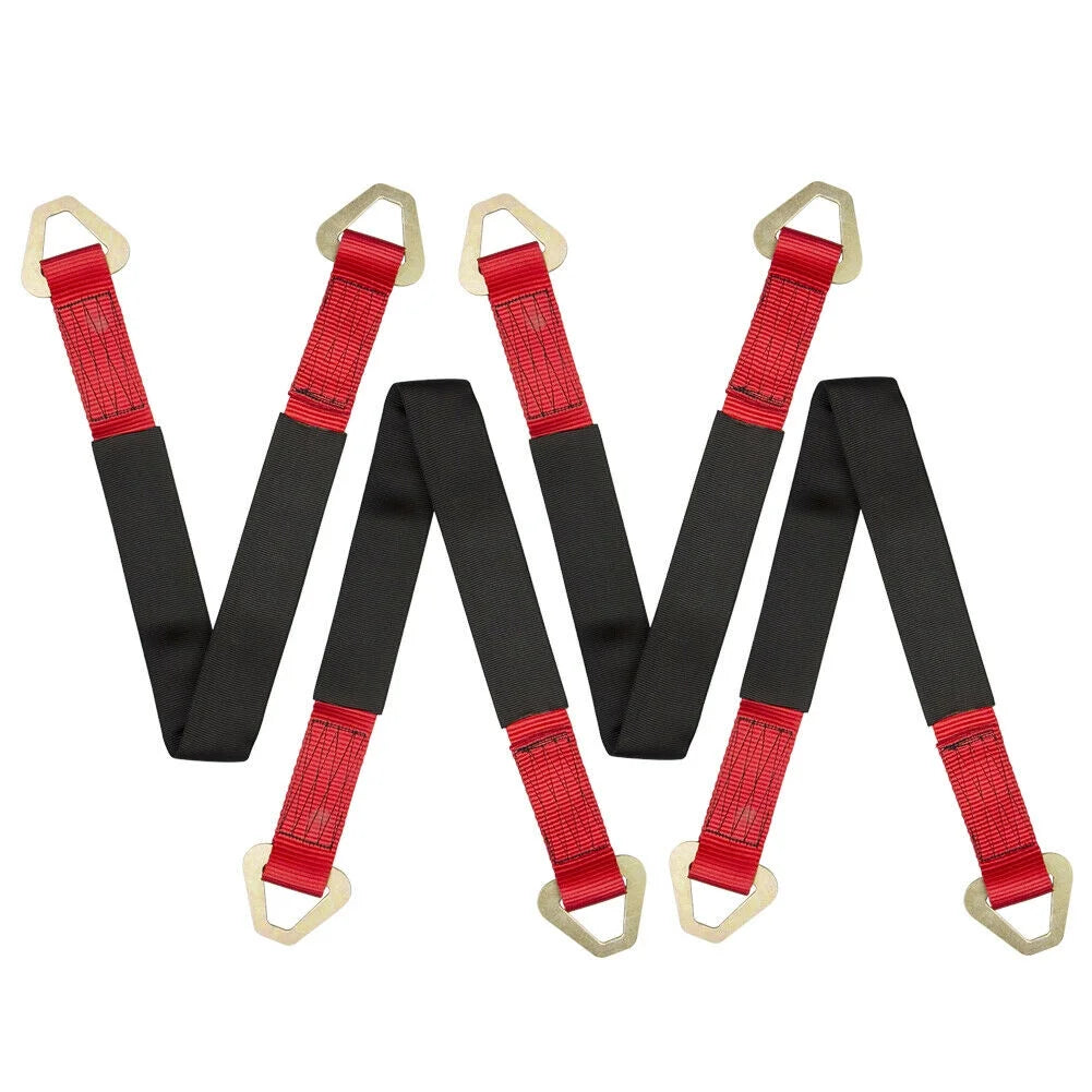 4 Pack 36" Axle Straps Wheel Tie Down U405