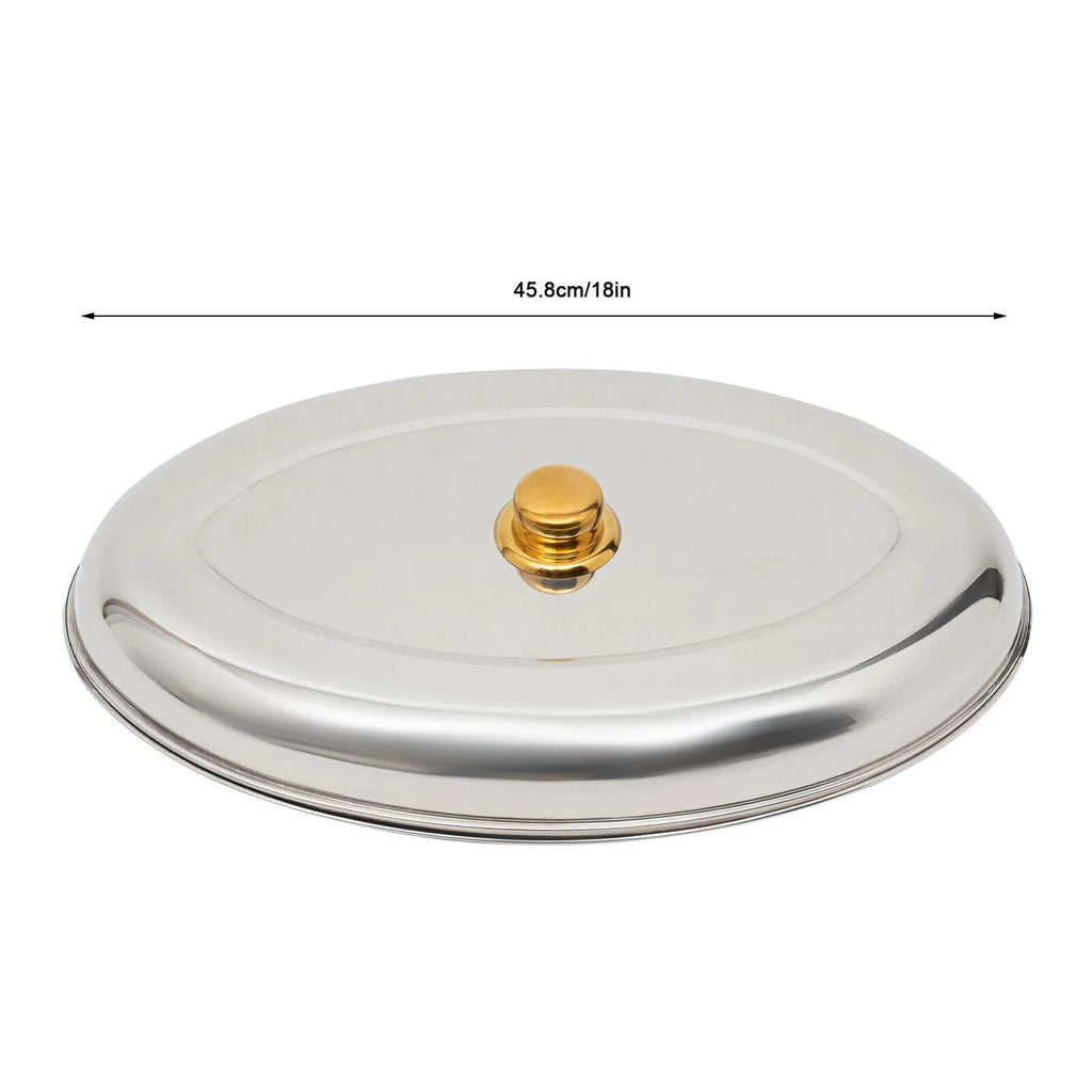 5.5L Stainless Steel Oval Chafing Dish with Lid X209319