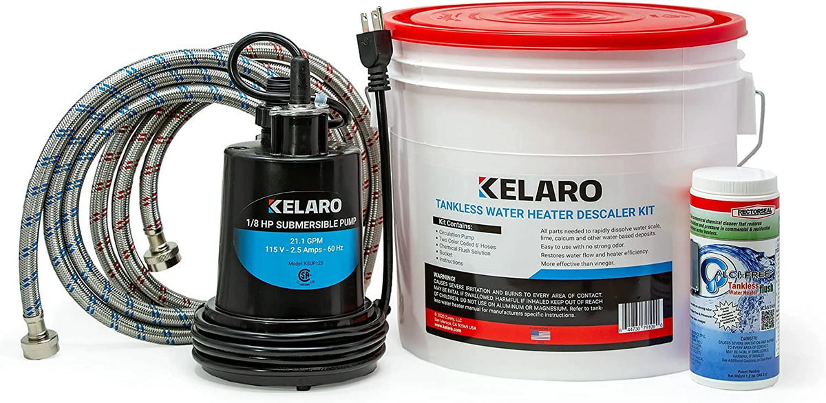 Tankless Water Heater Flushing Kit with Descaler U26914