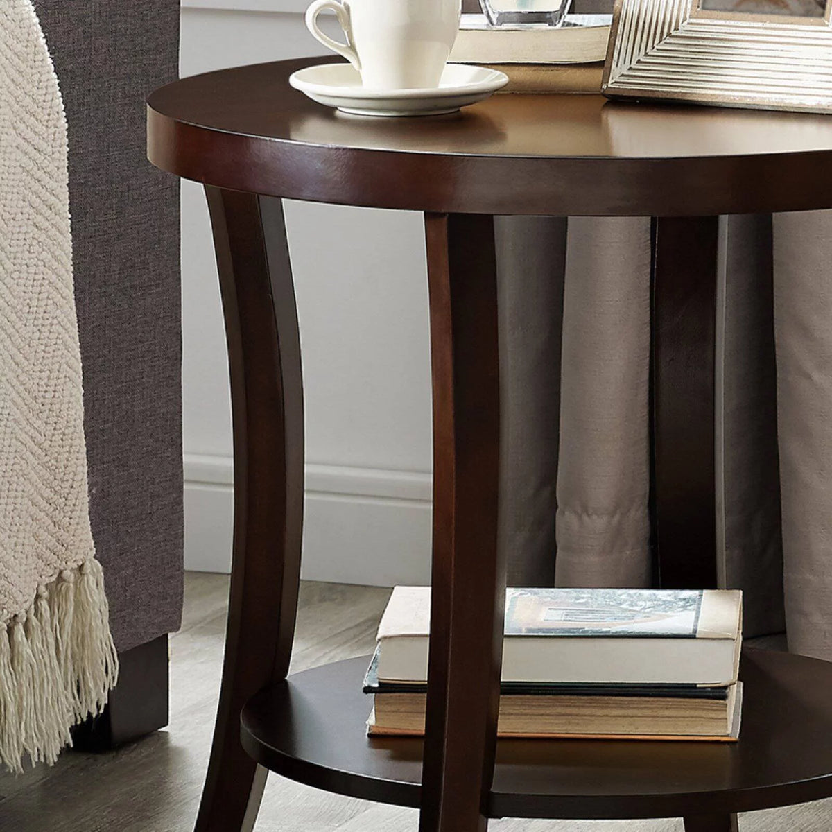 Espresso 3Pc Oval Coffee Table and End Table Set N6909