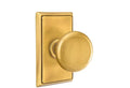 Passage Set with Rectangular Rosette Y77565