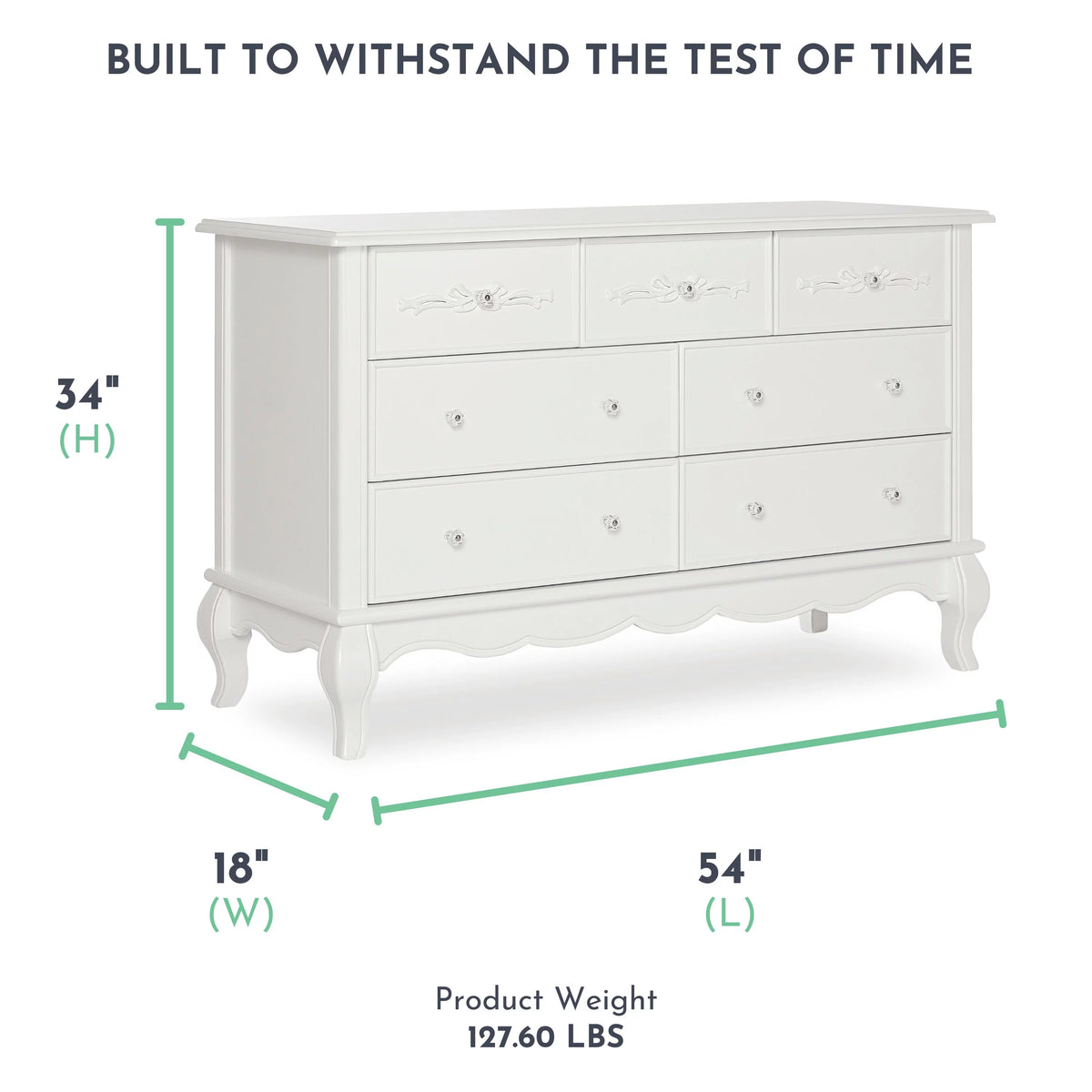 7 Drawer Double Dresser I144248