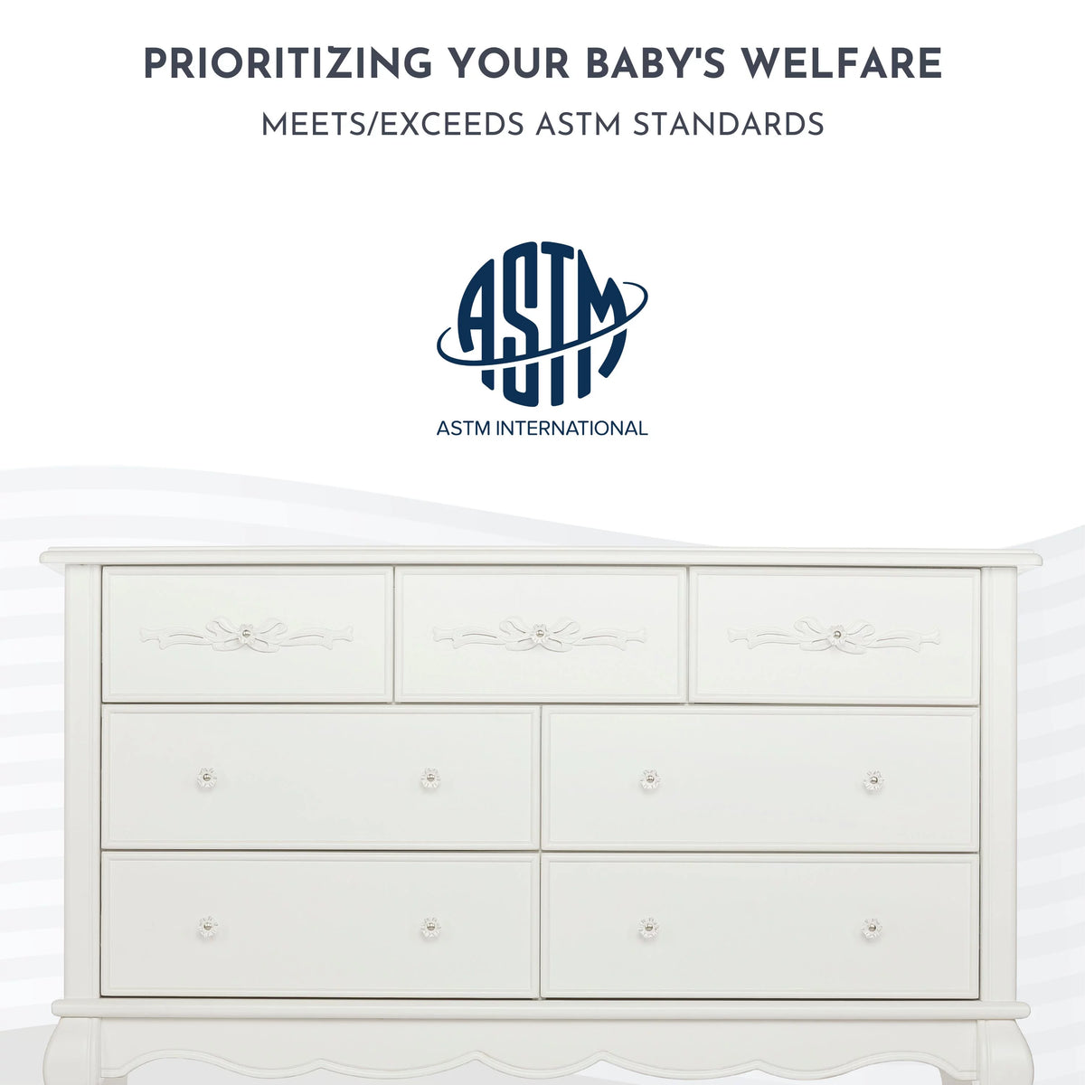 7 Drawer Double Dresser I144248