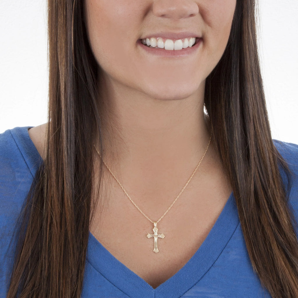 Black Hills Gold Cross Necklace M46774