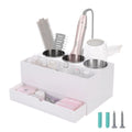 Wall Mount Hair Tool Organizer with 3 Removable Cups E963610