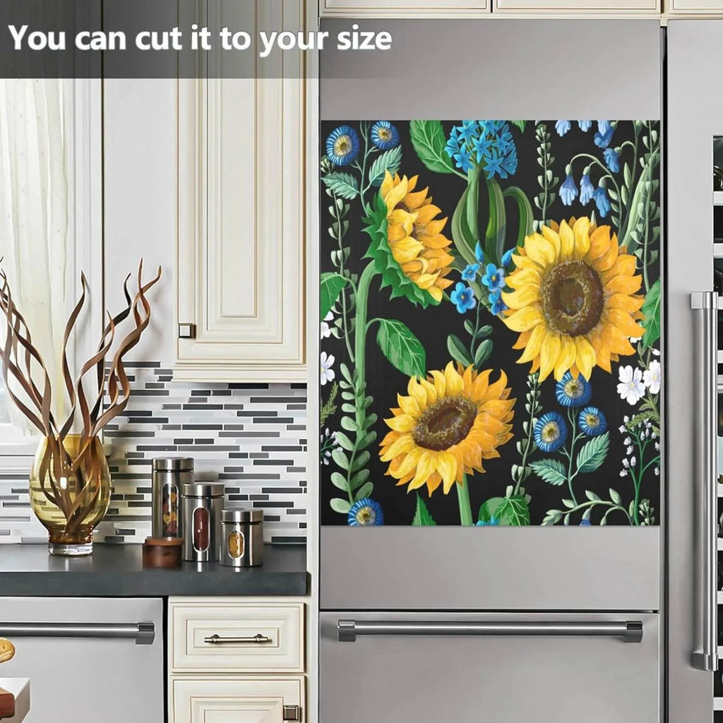 Botanical Sunflower Dishwasher Magnet Cover 23"Wx26"H B7212
