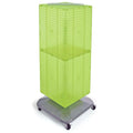 Green Translucent Four-Sided Interlocking Pegboard Floor Display Z772