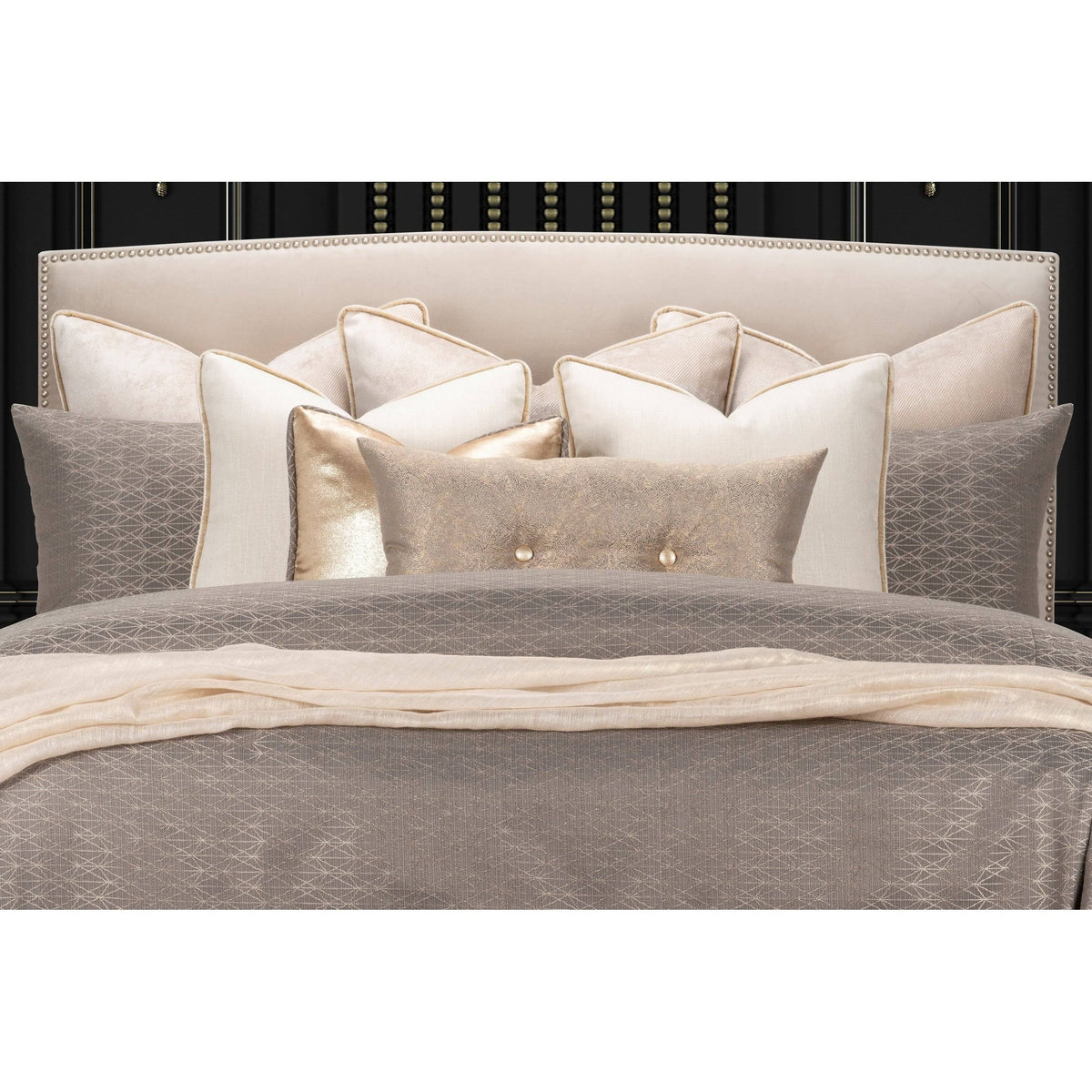 Brown California King Luxury Bedding Set H31745