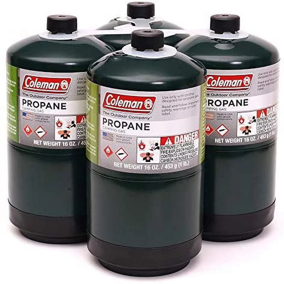 Propane Camping Cylinder 16 oz 4-Pack Z9968