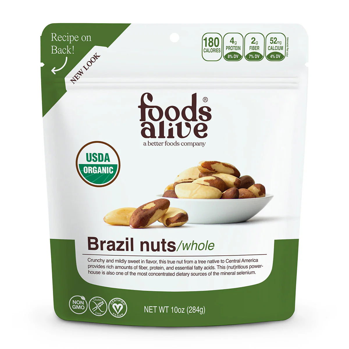 Organic Brazil Nuts 12 oz E806