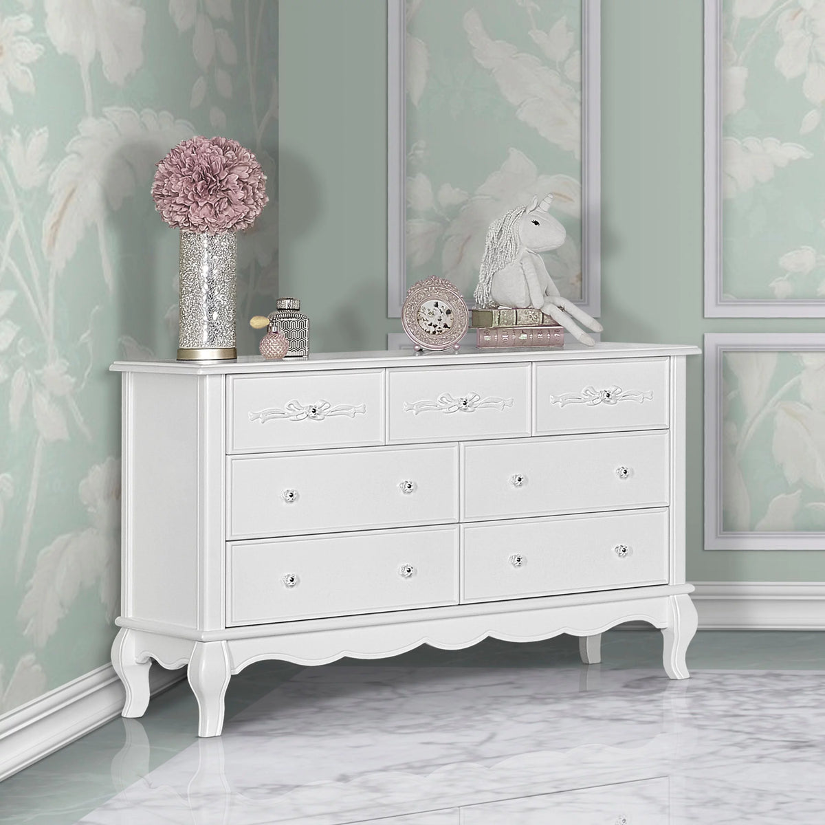 7 Drawer Double Dresser I144248