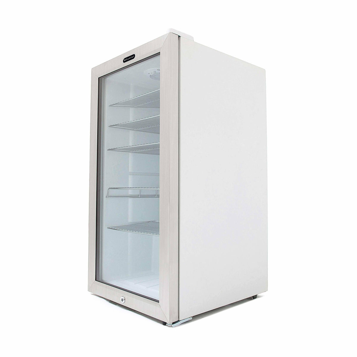 Stainless Steel Beverage Refrigerator With Lock Q116