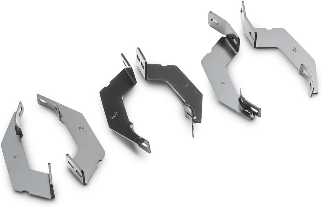 Black Oval Bent End Side Step Bars W978093