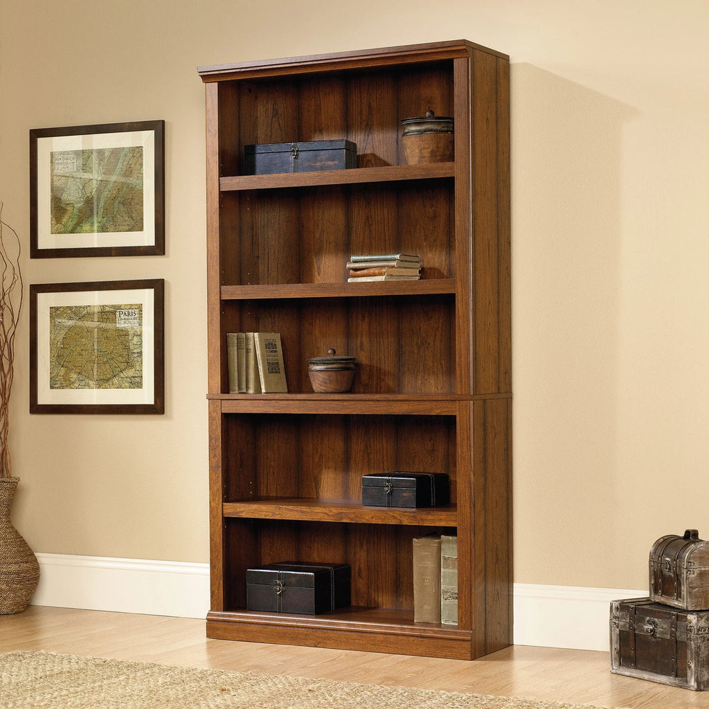 Chalked Chestnut 5-Shelf Bookcase A4471