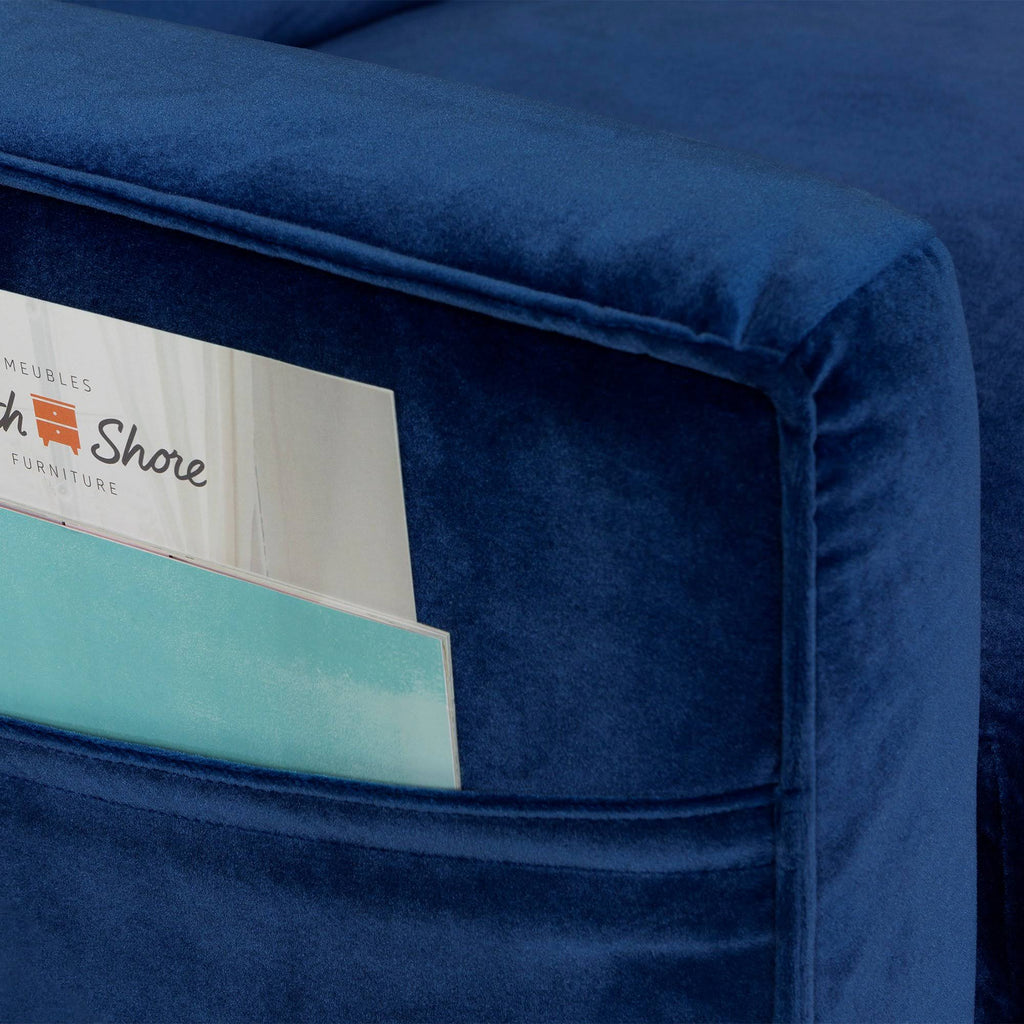 Dark Blue 1-Seat Sofa X48403