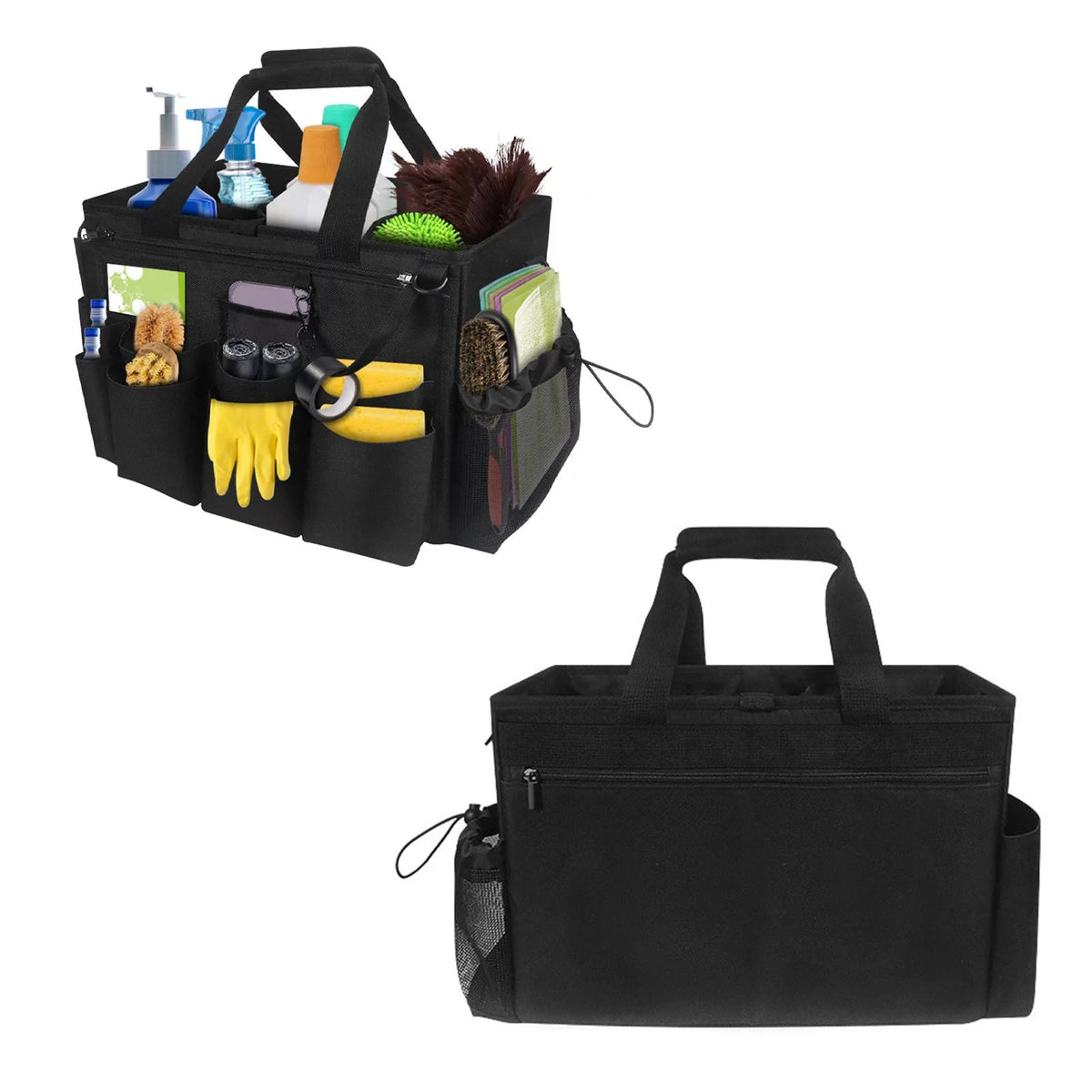 Wearable Cleaning Supply Organizer Tote with Apron T1338