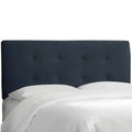 Navy Velvet California King Headboard T802
