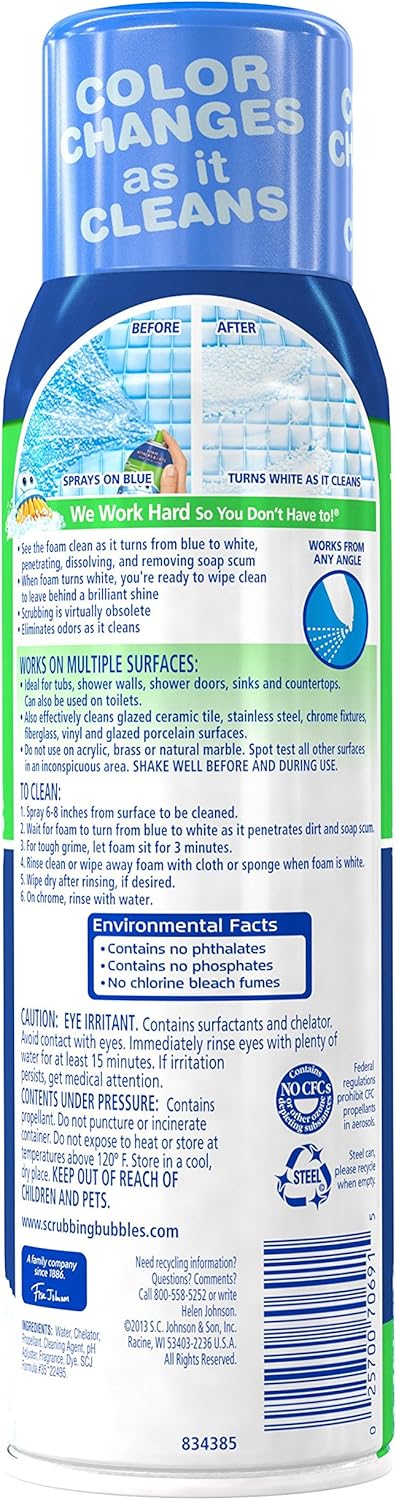 20 oz Pack of 2 Bathroom Cleaner Foamer Disinfectant R531189