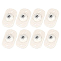 White 8 Pack Self-Adhesive Mini Caster Wheels 360° Swivel K19859