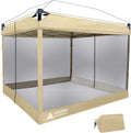 Grey Mesh Zippered Wall Panels for 10' x 10' Canopy, Pack of 2 R541515