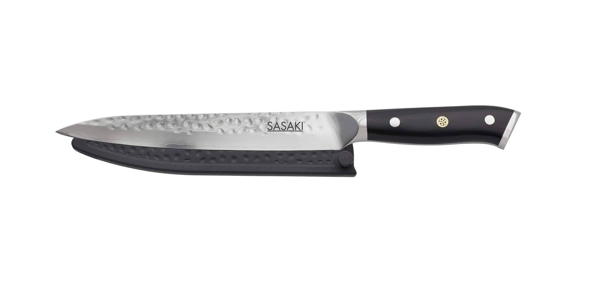 8" Slicing Knife with Sheath Black U418