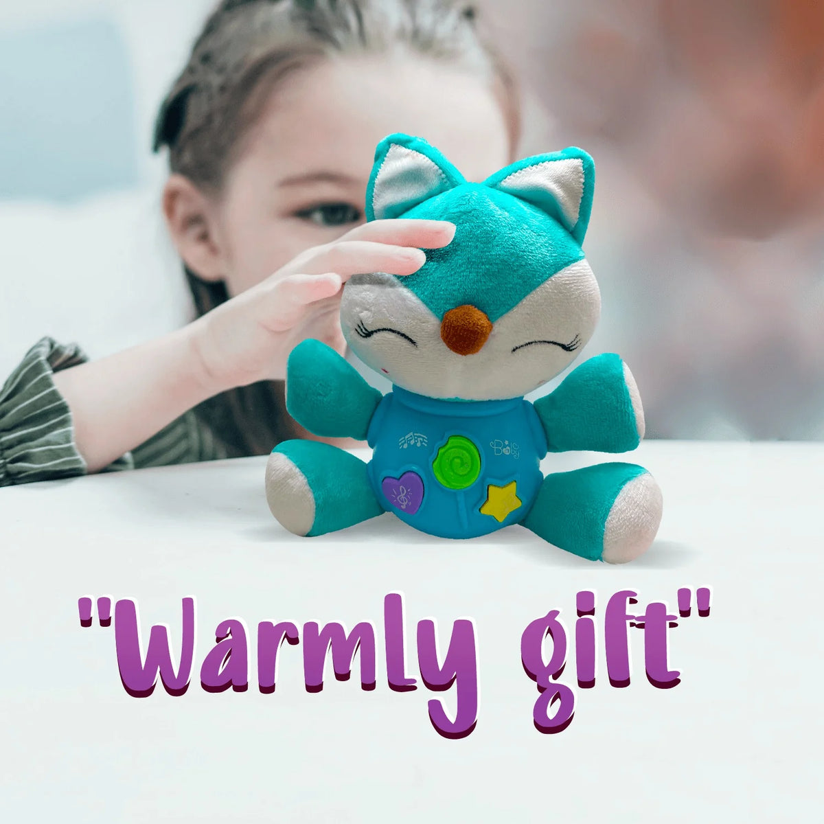 Musical Discovery Plush Stuffed Fox Animal Toy L30058