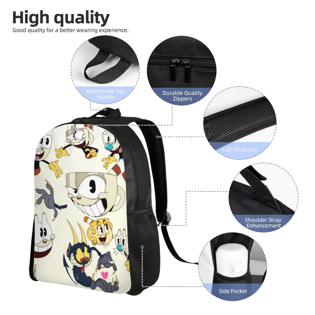 Lightweight Unisex Daypack Backpack W576