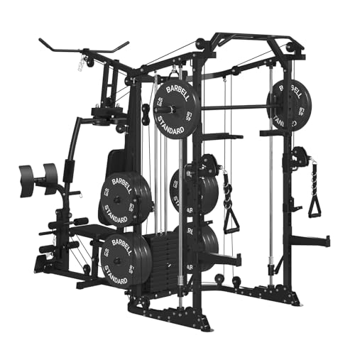 Smith Machine Power Cage with Cable Crossover System O573