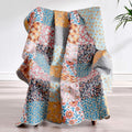 Calico Throw Blanket S513