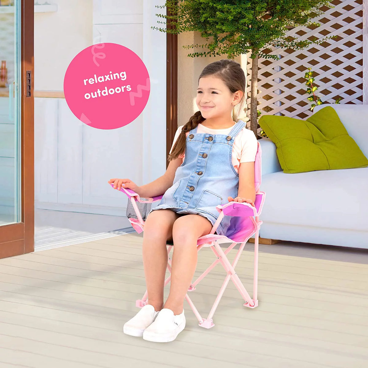 Unicorn Kids Foldable Chair with Carrying Bag J492832